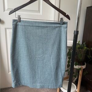 Banana republic blue skirt